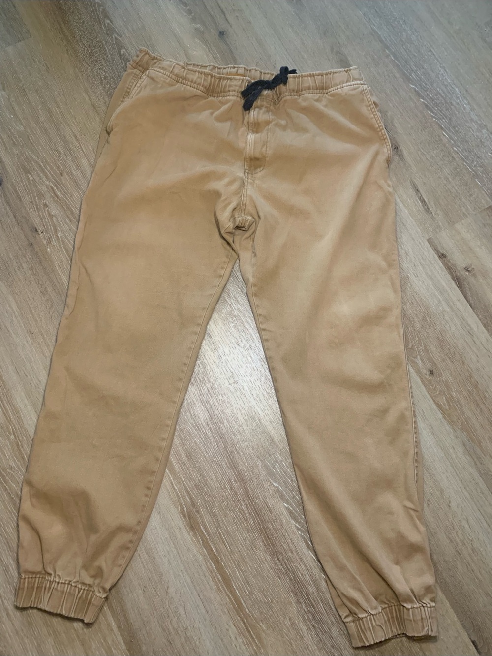 Red Camel Men's Casual Drawstring Jogger Pants Size XL Tan